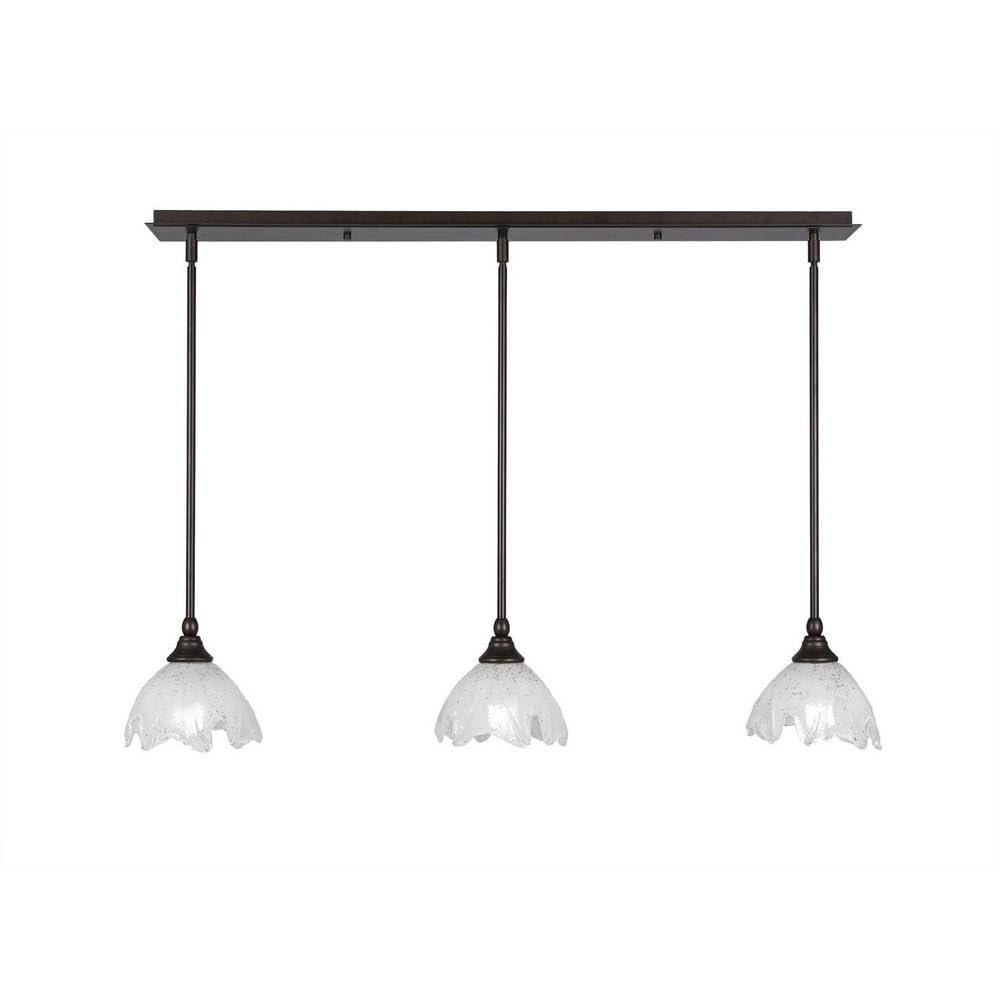 Toltec Lighting 3 Light Linear Pendalier In Bronze (36-Brz-755)