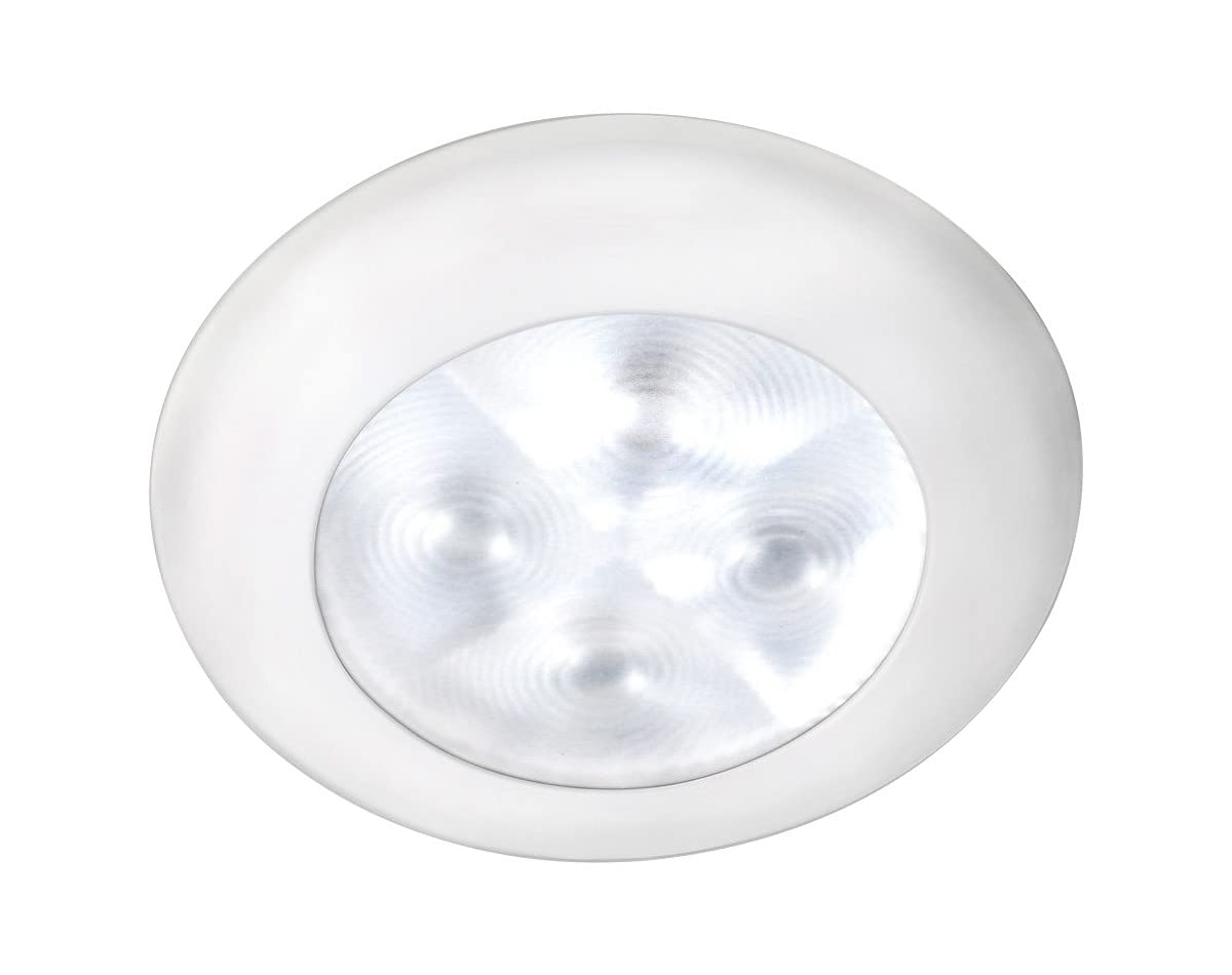 Hella Marine Slim Line LED Courtesy Lamp - White LED - Stainless Steel Bezel - Model 2XT 980 500-521