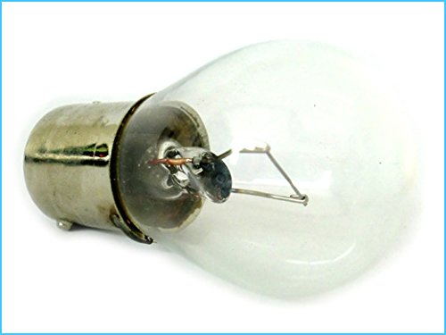 Carall 10 Pcs Car Halogen Bulbs S25 P21W Ba15S 12V 21W Single Filament, For Headlight Car Bulbs, Beam Low/High Beam Fog Light Re