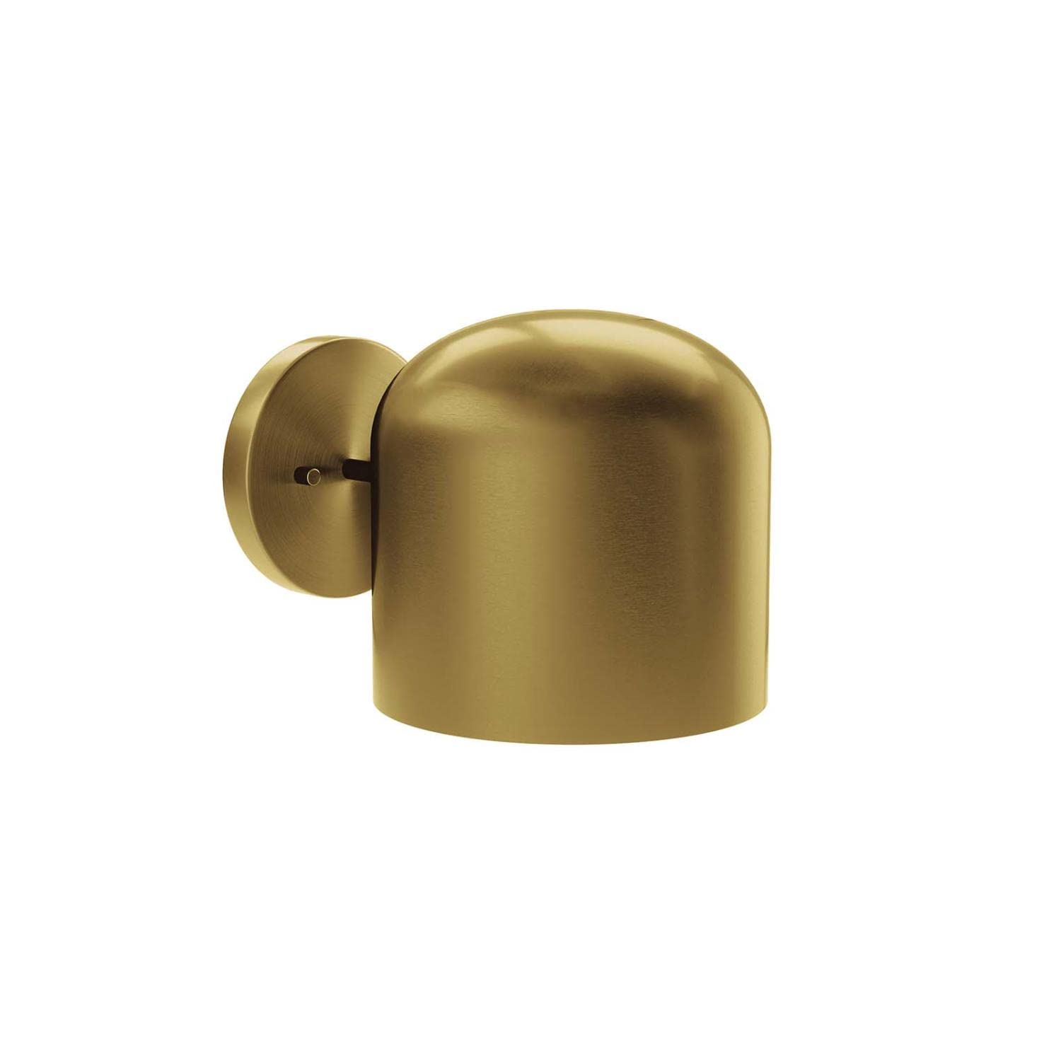 Modway Avenue 1-Light Wall Sconce in Satin Brass, Brown, 11 x 8 x 7.5