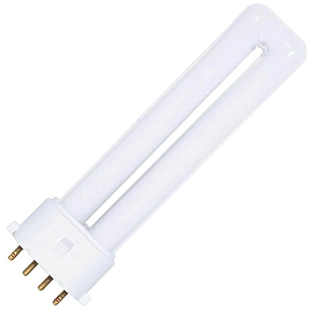Satco S8362 2700K 7-Watt 2G7 Base T4 Twin 4-Pin Tube For Electronic And Dimming Ballasts, White, 1 Count (Pack Of 1)