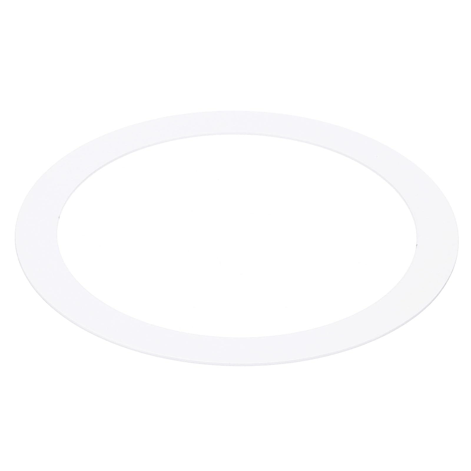 PATIKIL 3.19 ID 3.94 OD Goof Rings for Recessed Light, Gloss White Goof Metal Trim Ring Lighting Fixture for Ceiling Wall Recess