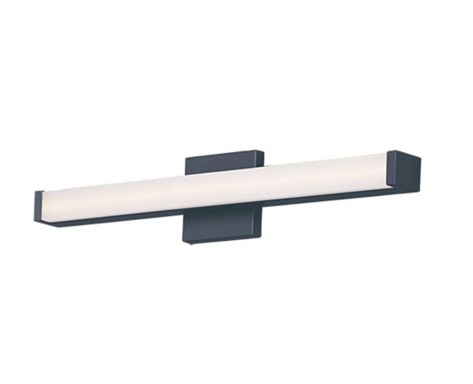 Maxim 52002Bk Spec Collection 24 Inch Dimmable Led Bathroom Vanity Light I 3000K I Black I Modern Contemporary Light Fixture I P