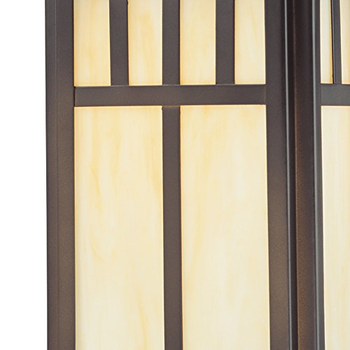 Westinghouse One-Light Exterior Wall Lantern, Steel, Oil-Rubbed Bronze, Model 6732800, 1 Pack