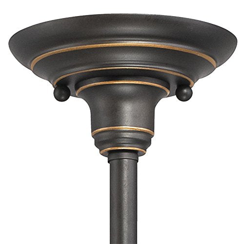 Westinghouse Four-Light Chandelier, Metal, 4 Light, Oil Rubbed Bronze with Highlights, Model 6343300