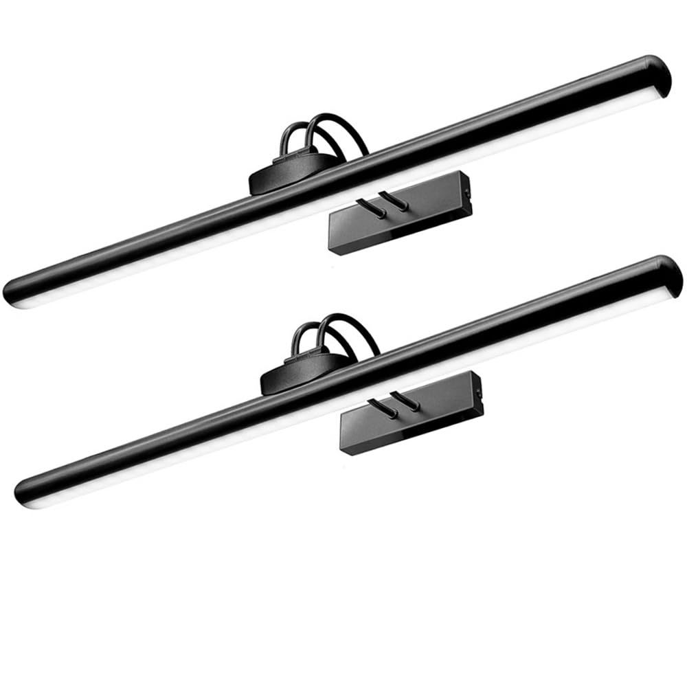 TIAUEU 26'' Wireless Picture Lights, Rechargeable Battery Art Display Light with Remote Control, Dimmable/Timer Off Dartboard Li