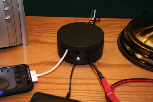 Cord Buddy Glow Charger Cord Holder with Motion Sensor Night Light, Black, Plastic, Model CG03001