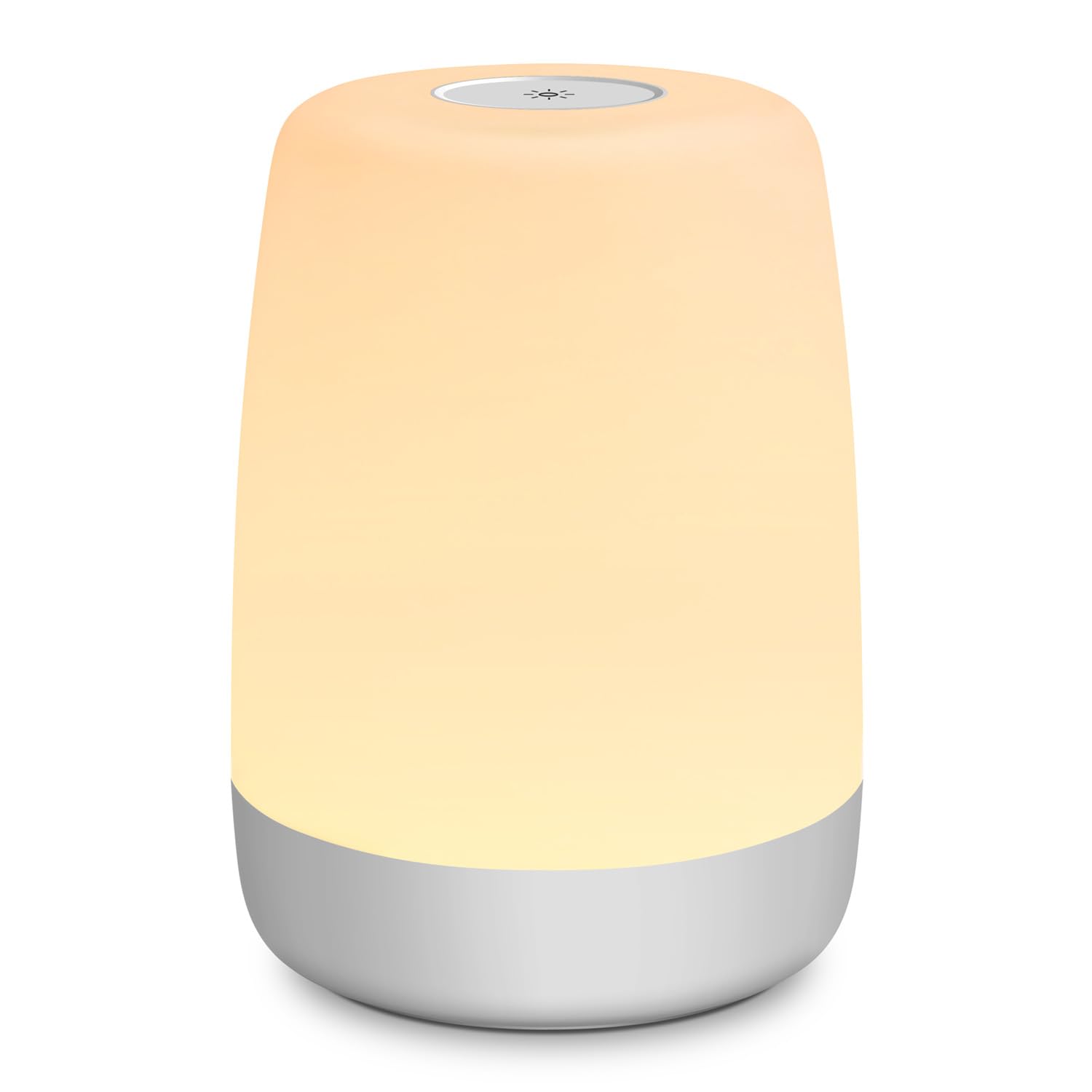 Luna Portable Night Light by Bebcare, Multi-Color Soft Ambient Light, Adjustable Brightness, USB-C Charging, Touch Controls, Ide