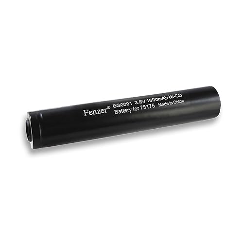 Fenzer Rechargeable Flashlight Battery for Streamlight PolyStinger, Black, Large, Compatible with Models 76604, 76605, 76606, 76909