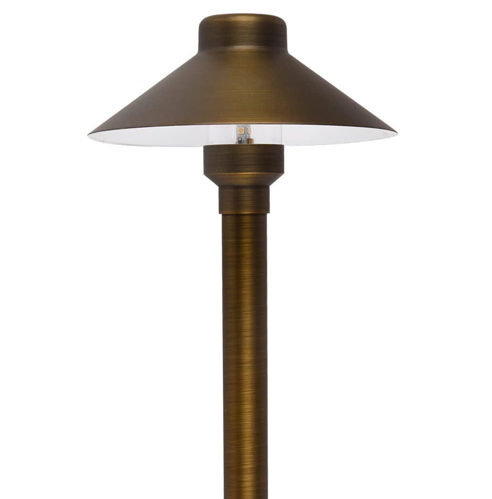 Elitco Lighting Aera Landscape Lighting Kit - Brass Finish, Set Of 6 Outdoor Lights