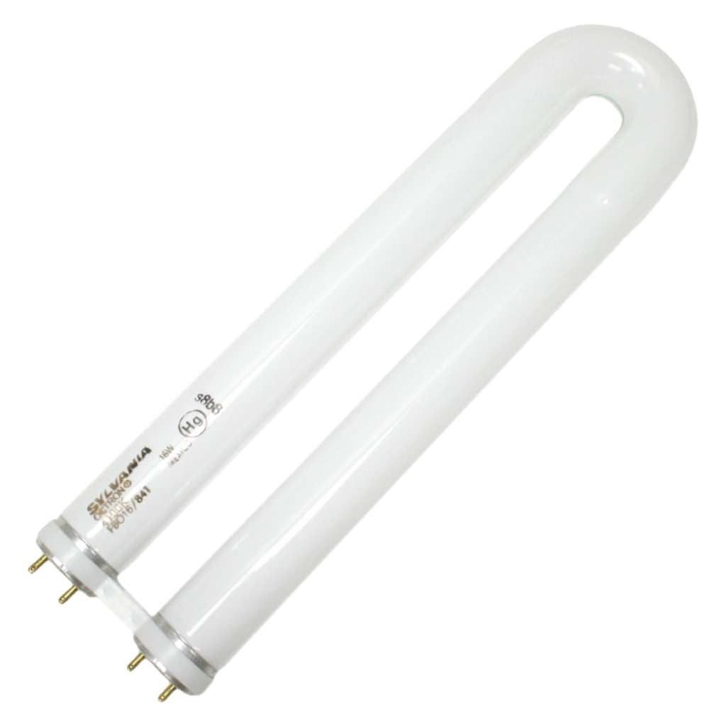 Ledvance Sylvania 21836 -Fbo16/841 U Shaped T8 Fluorescent Tube Light Bulb, 1 Count (Pack Of 1), Frosted