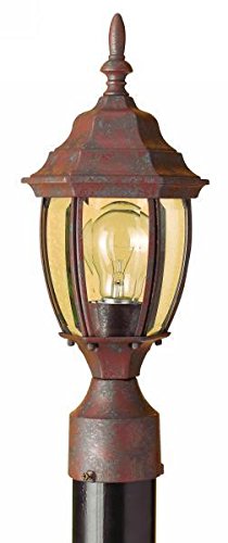 Cal Lighting OL-145WU-OB 120V Metal Light Fixture 100W Bronze 7.75x20.75x9.625 Inches