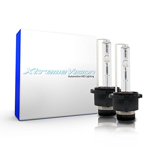 Xtremevision HID Xenon Replacement Bulbs - D2S / D2R / D2C - 6000K Light Blue - 1 Pair