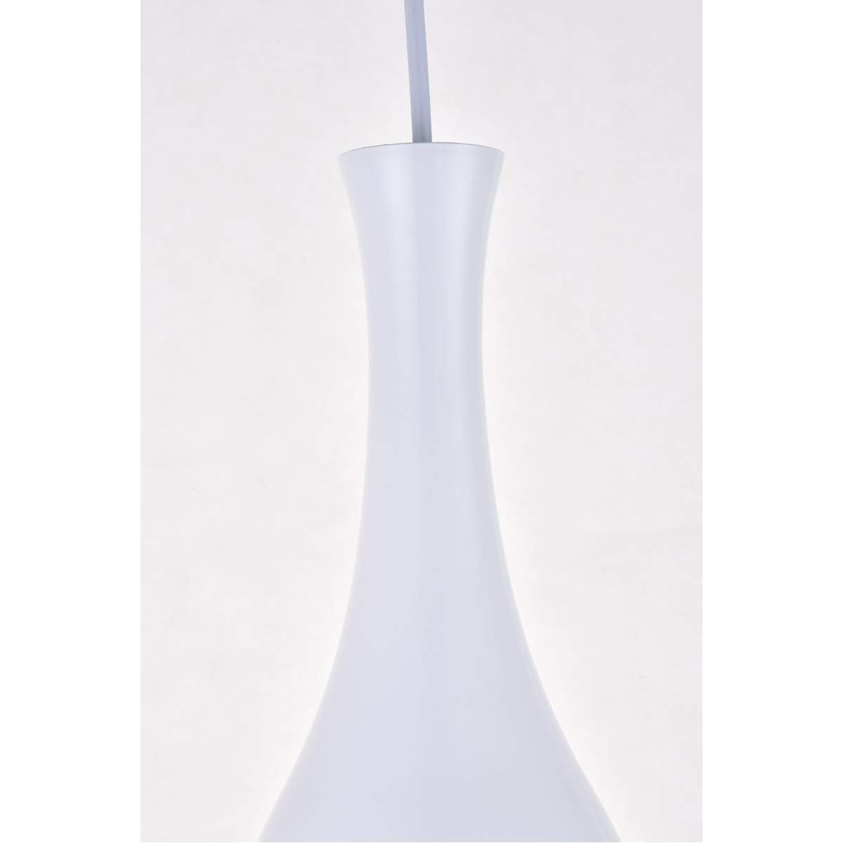 Living District Aiken 3 Light White Pendant
