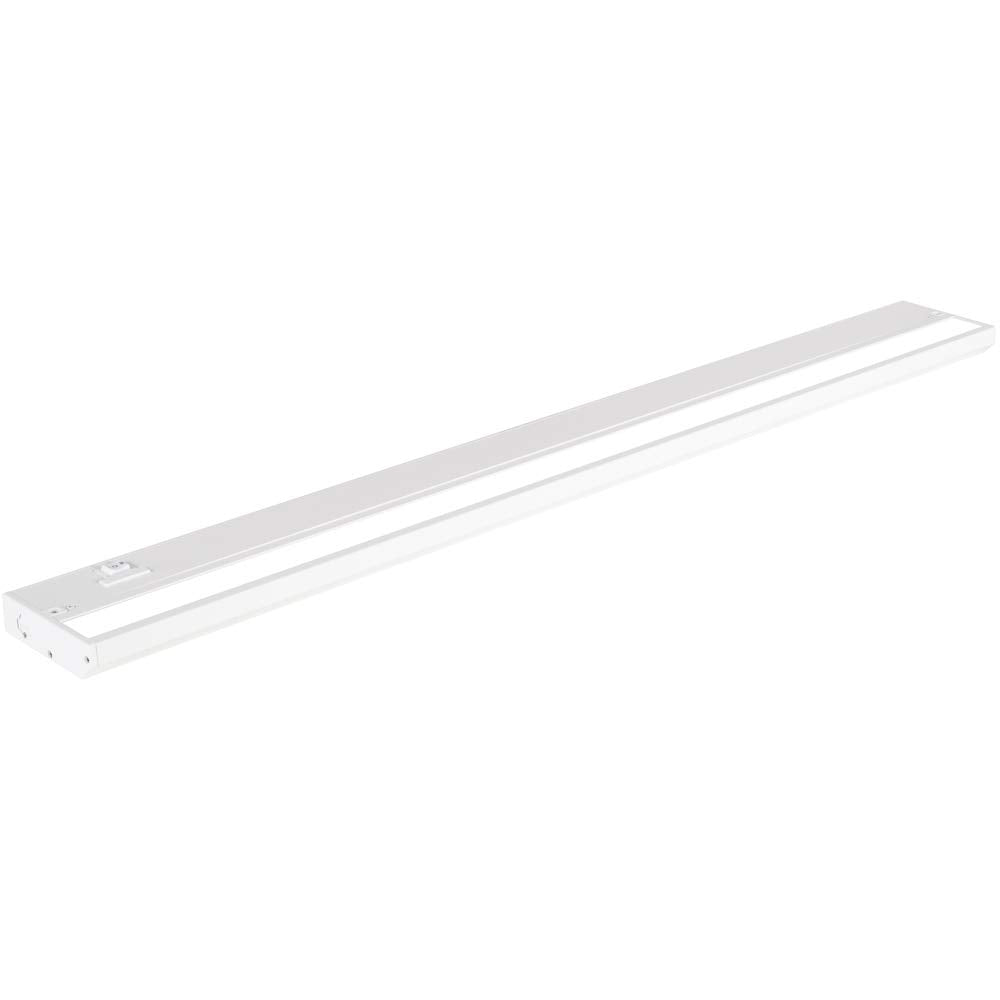 NSL LED Under Cabinet Lighting - 32 Inch, White Finish, Hardwired, Dimmable, Aluminum, Model LTSPRO-32-WH