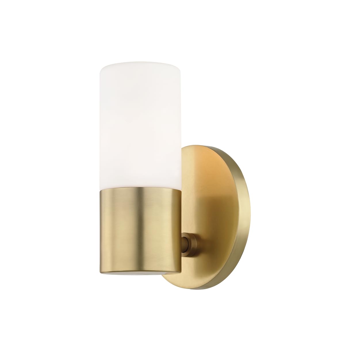 Mitzi H196101-AGB Lola - 1 Light Wall Sconce 6.75 inches Tall and 4.75 inches Wide - Aged Brass