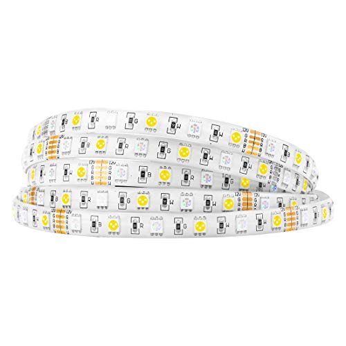BTF-LIGHTING RGBW LED Tape Lights 5m 60 LEDs/m IP65 Waterproof Cool White & RGB Model RGBCW5M505060LW65