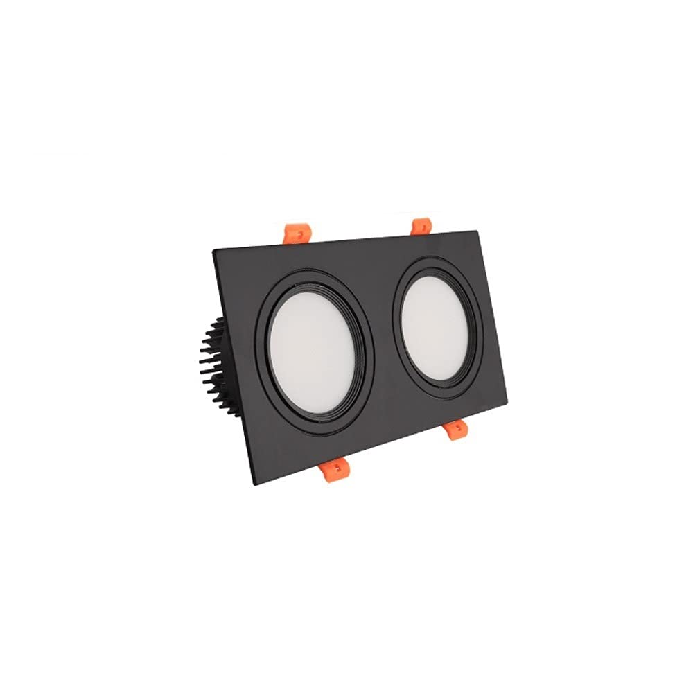 OZZKI Recessed Adjustable Recessed Ceiling Light AC85-265V Aluminum Heat Dissipation CRI80 High Color Rendering LED Recessed Dow