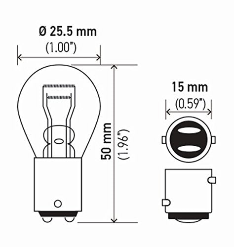 HELLA 7528SB Miniature Standard Bulb