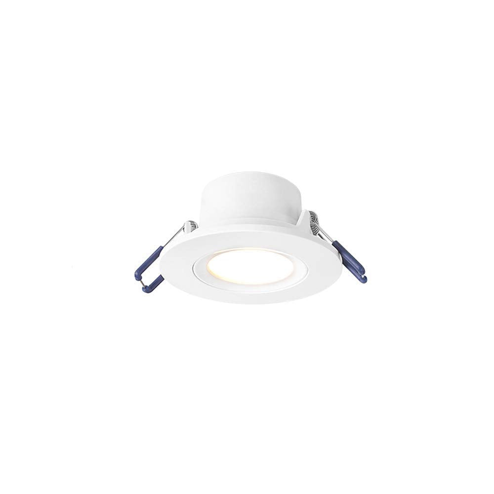 OZZKI Recessed 5W Aluminum IP65 Waterproof Kitchen Bathroom Downlight Led Embedded Household Indoor One-Piece Ceiling Panel Ligh