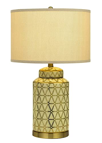 Cal Lighting Bo-2885Tb-2 Transitional Two Light Table Lamp From Barletta Collection In Gold, Champ, Gld Leaf Finish, 15.00 Inches, 15 X 15 X 24.5