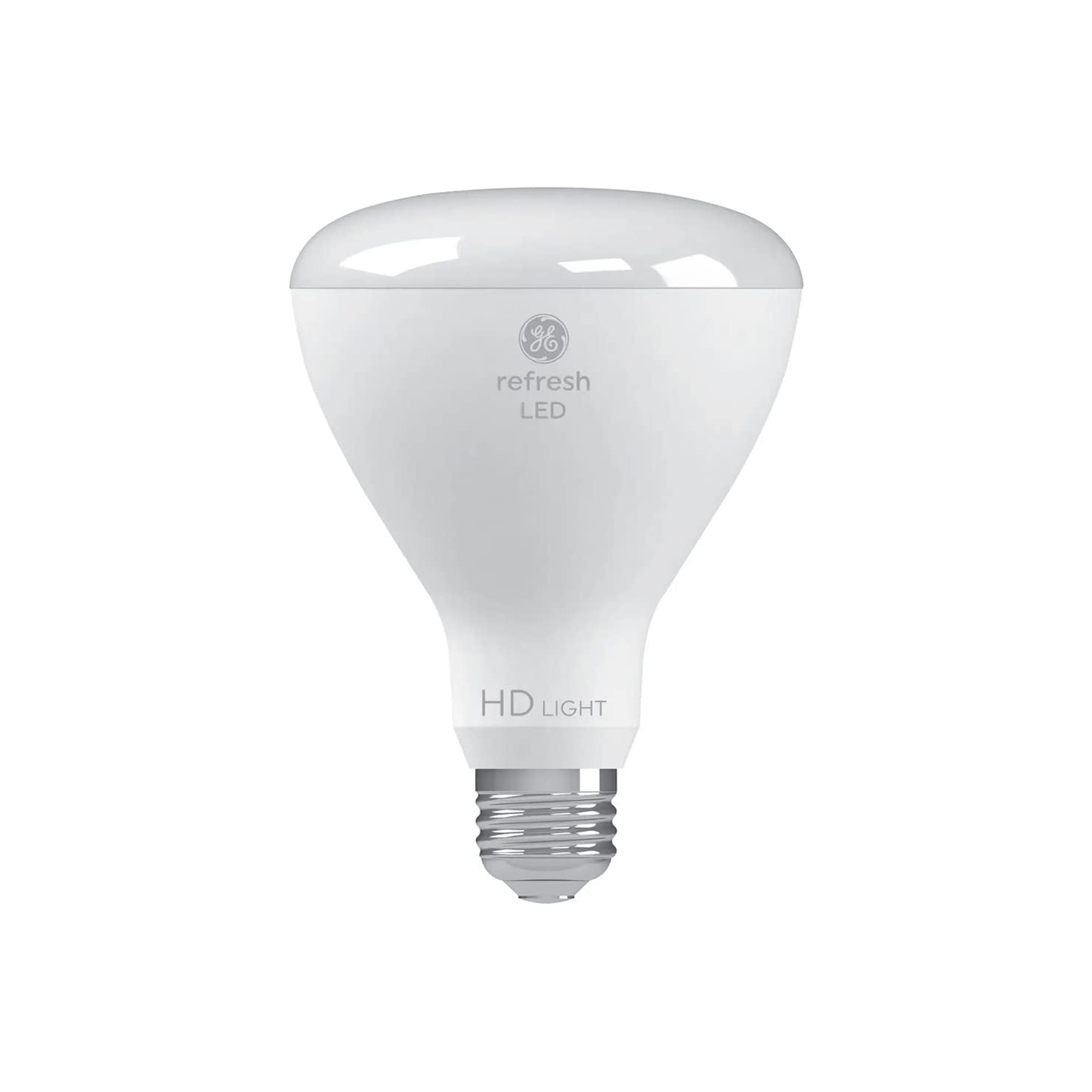 GE 65W Equivalent Dimmable Daylight BR30 LED Bulb, 6-Pack, 22 Year Life, White, Model 93130642