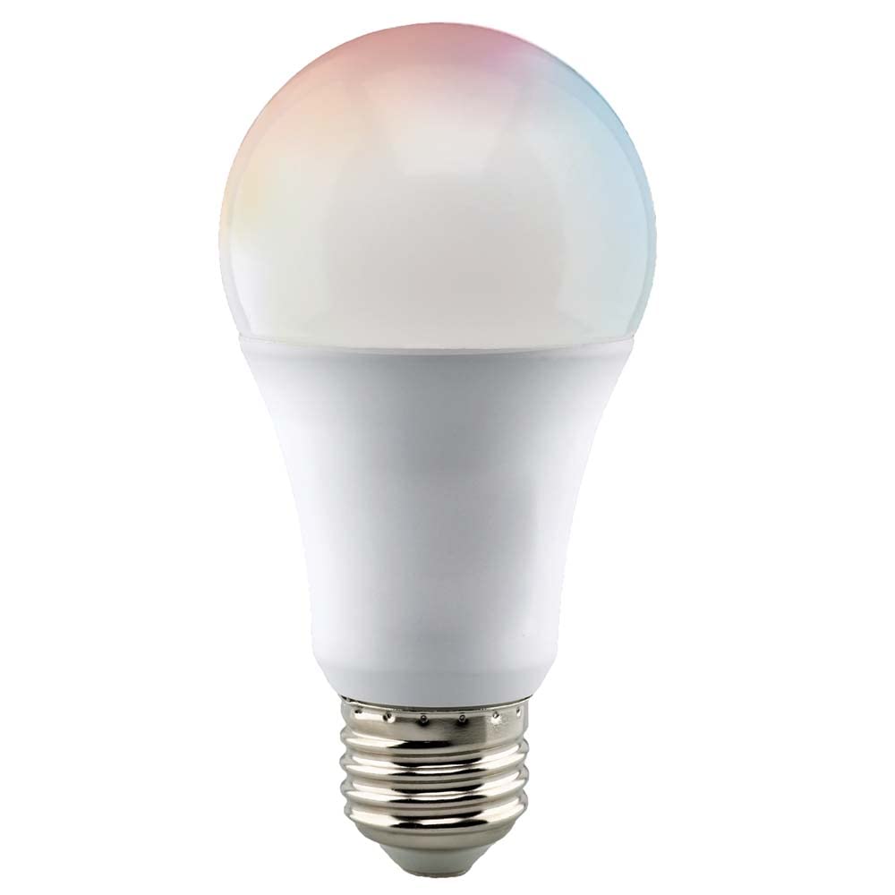 Satco S11252 Starfish 9.5-Watt A19 WiFi Smart LED Color-Changing Light Bulb, Works with Siri, Alexa, Google Assistant, SmartThin
