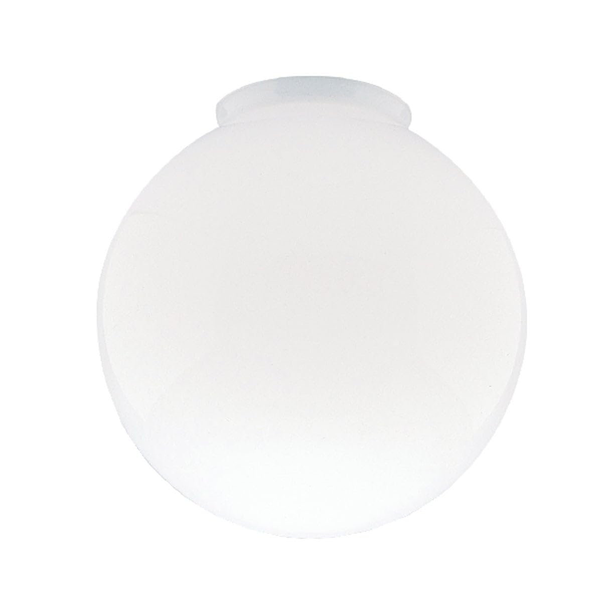 Westinghouse 8557000 Gloss White Glass Globe Shade - 6 Machine Blown Design