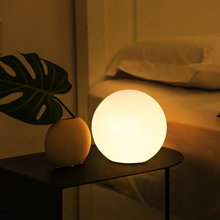 COPU 10-Inch LED Ball Light, Rechargeable RGB Color Changing, Waterproof Mood Lamp for Indoor/Outdoor, Model COPU