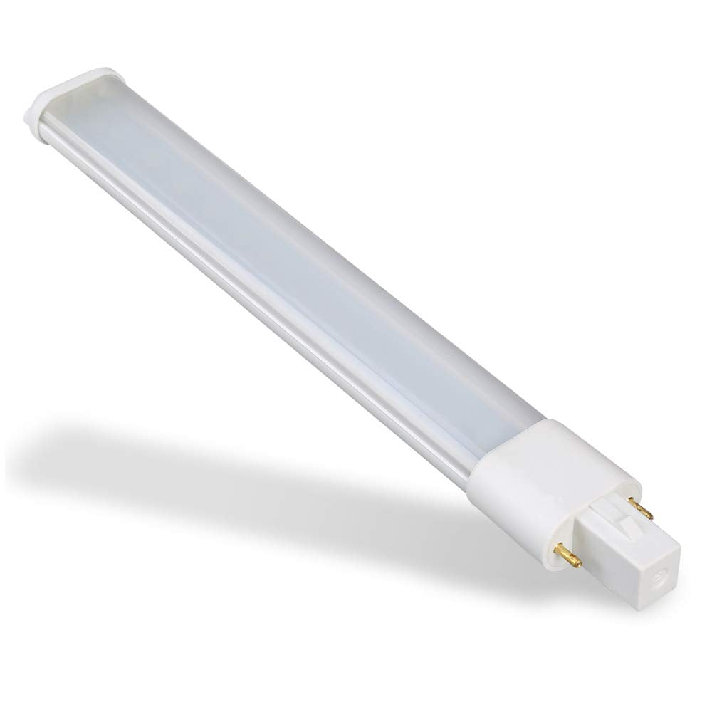 E-Simpo 2Pcs G23 7W Led Bulb Cold White 6000K Pls-13W Replacement For