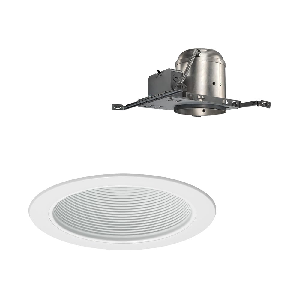 Juno Lighting V3024 Wwh 6 Inch Conical Baffle Trim Round White Vulite