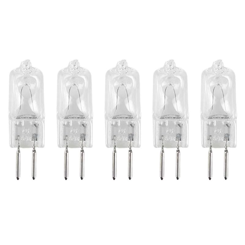 Ugefkmq G5.3 Clear Capsule Lamp Bulbs Halogen Capsule Bulbs G5.3 Hallogen Light Bulb G5.3 Halogen Bulbs 220V 20W Warm White Dimm
