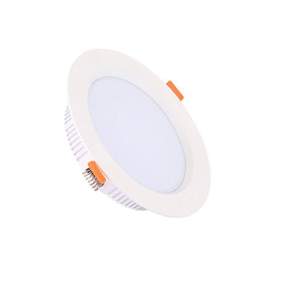 OZZKI Recessed LED Recessed Ceiling Light Downlight Cool/Warm White Round Panel Lights Anti-Fog Highlight Ceiling Flat Spotlight