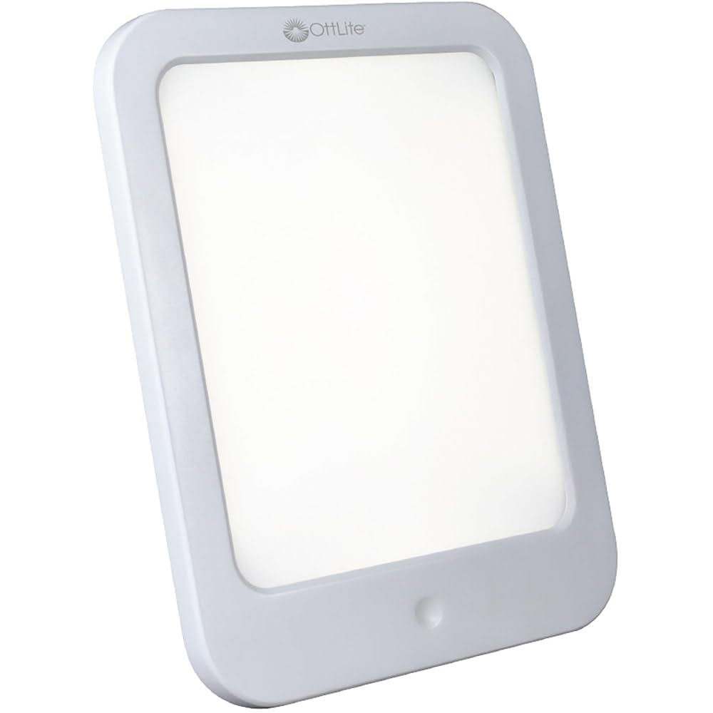 OttLite ClearSun LED Light Therapy Lamp, Natural Daylight, 3 Brightness Levels