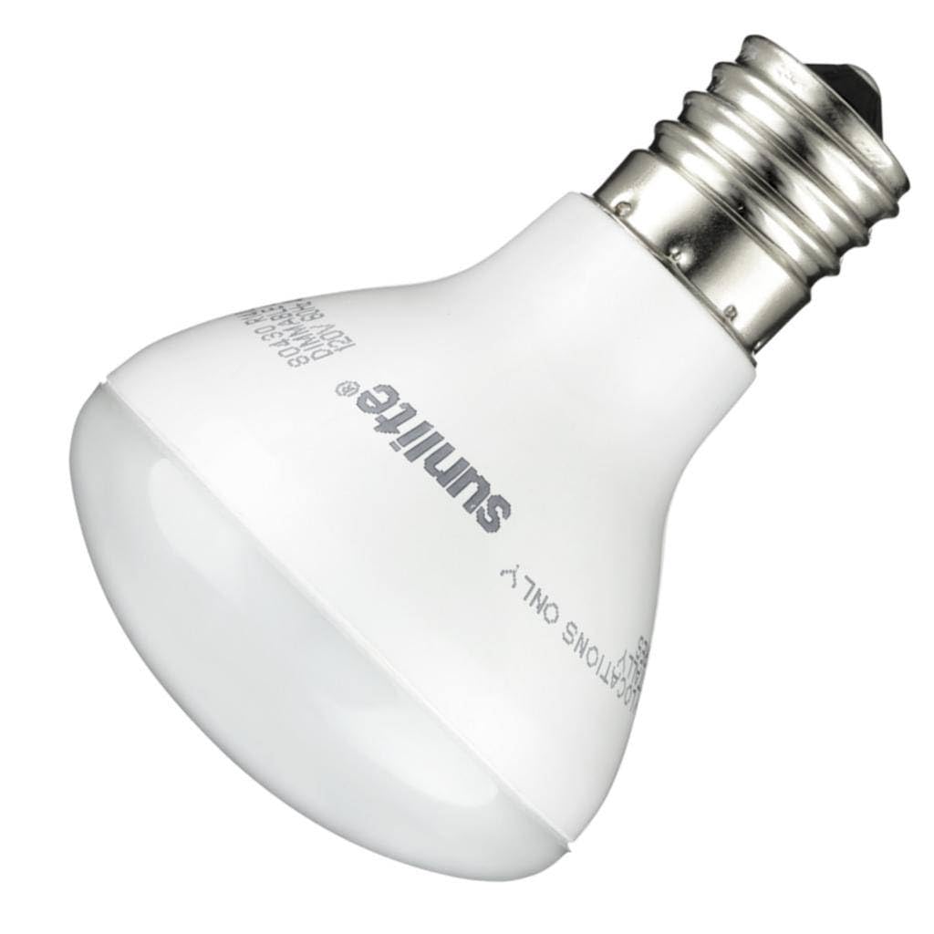 Sunlite 80425 LED R14 Mini Reflector Floodlight Light Bulb, 4 Watts (25W Equivalent), 250 Lumens, Intermediate (E17) Base, Dimma