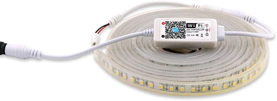 Goldwin Smart Led Light Strip Controller, Wifi/Bluetooth, 5050/2835, Pack Of 3, White, Model Zj-Mw-S, Compatible With Alexa/Google Home/S