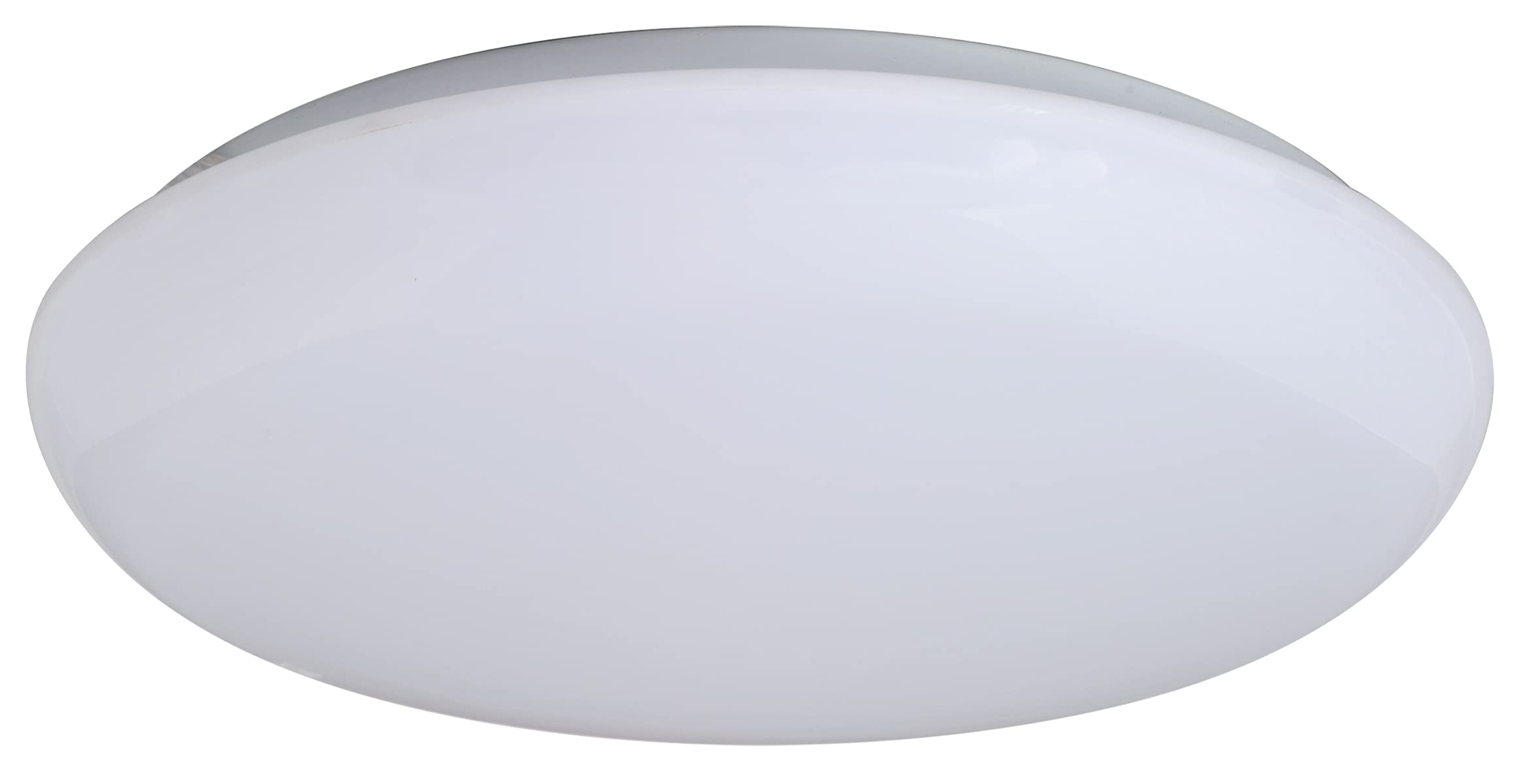 Amax Lighting 11&quot; Dimmable Led Cloud Fixture - White, Damp Location, Smooth Diffuser, Twist Lock
