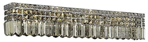 Elegant Lighting 2032W36c-gT-Rc 36 L x 45 W x 625 H in Maxim collection Wall Sconce - Royal cut- chrome Finish
