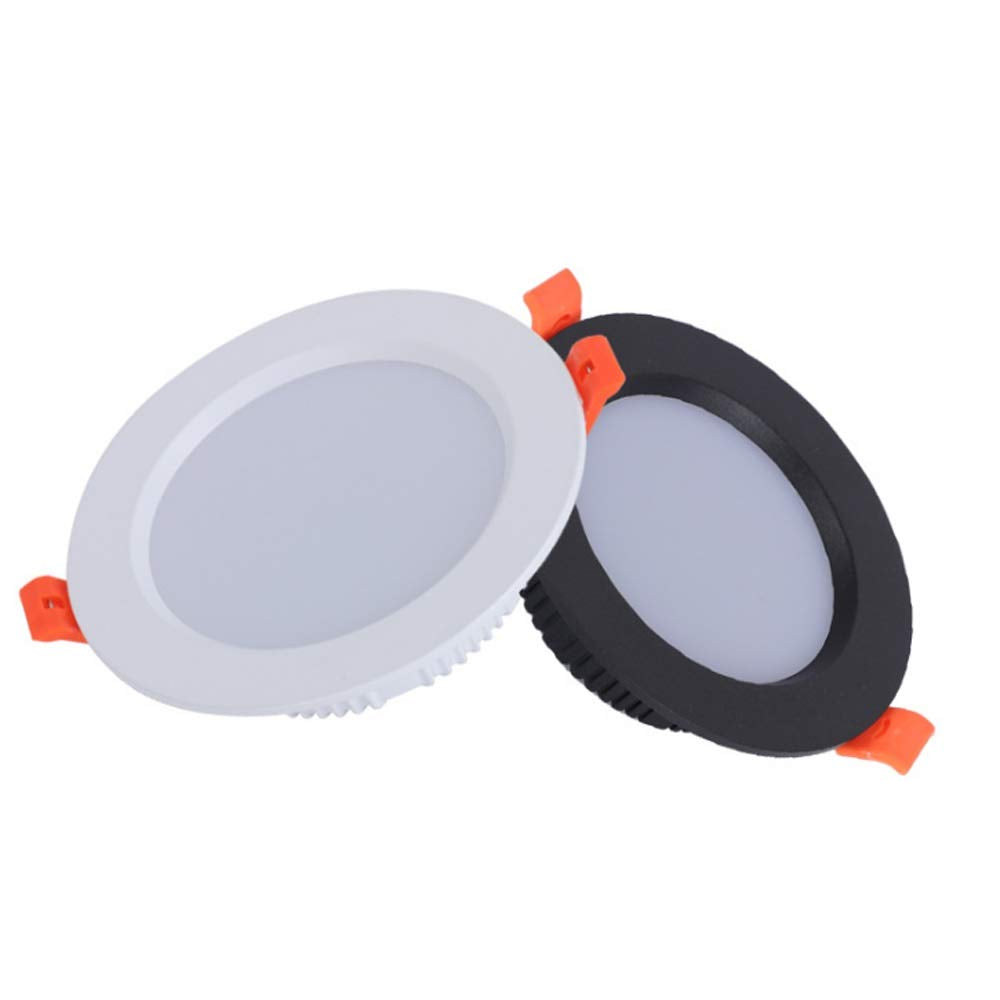 OZZKI Recessed 15W 18W LED Panel Light Lamp not Dimmable Round Ultrathin LED Recessed Downlight Panel Ceiling Lighting with LED 