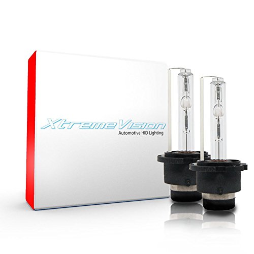 Xtremevision HID Xenon Replacement Bulbs - D4S/D4R/D4C - 5000K Bright White - 1 Pair
