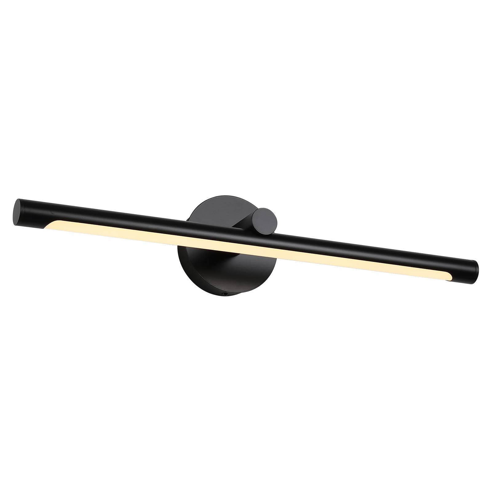 JUSHENG Dimmable Picture Light for discomfort-reducingtings 12W LED 3000K Warm White 24.21in Hardwired Black Model 9050
