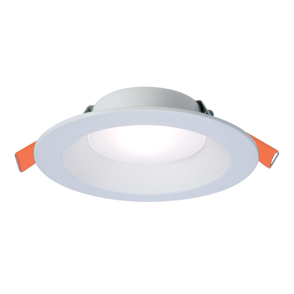 HALO RL 6 inch Canless LED Downlight, 900/1200 Lumens, 5CCT (2700K-5000K), Dim to Warm, Aluminum, Model RL