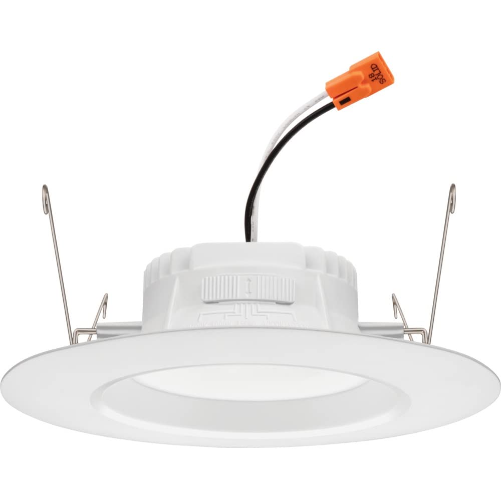Juno Rb56S Sww5 Cp6 Mw M6 Retrobasics Retrofit Led Downlight, Switchable, Matte White, 5 To 6 Inch