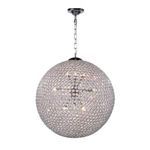 Elegant Lighting Cabaret - Twelve Light Pendant -Traditional Installation