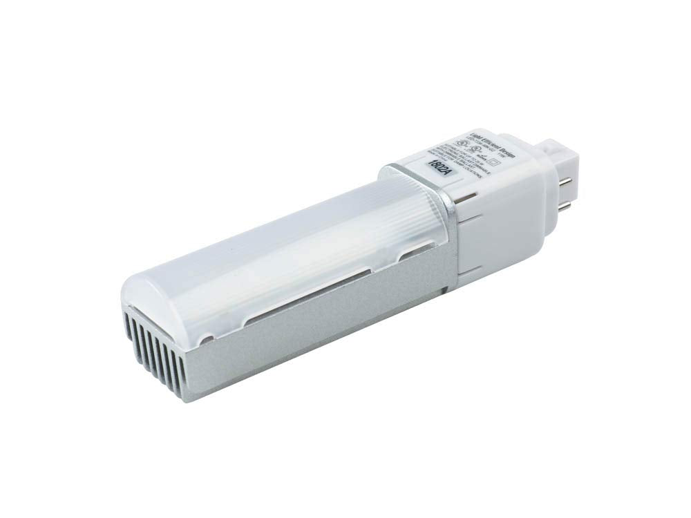 Light Efficient Design Horizontal 11W 4 Pin 3500K G24Q Led Bulb, Uses Existing Ballast