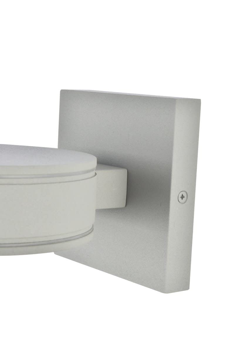 Living District Raine 1-Light 5 Aluminum LED Wall Sconce in Silver