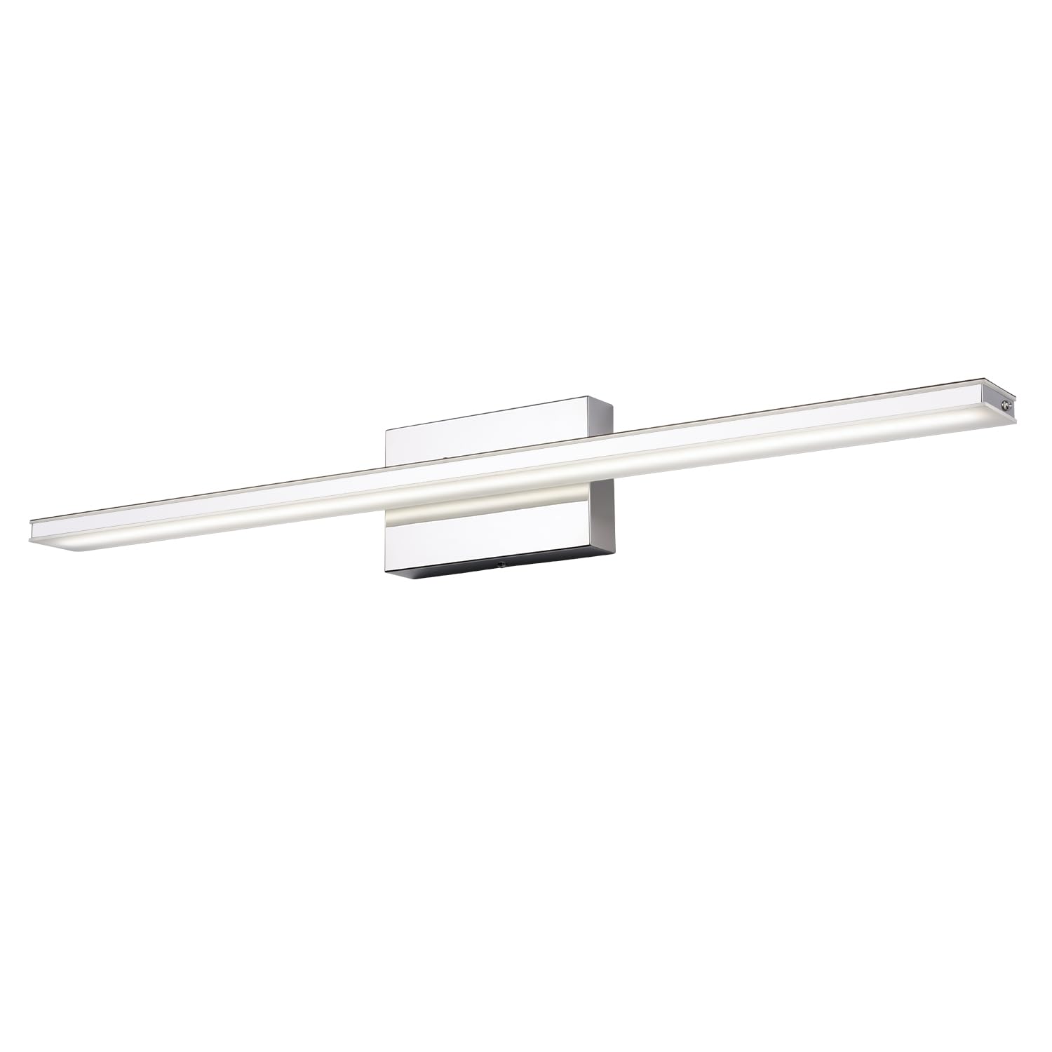 Brivolart Modern Vanity Light Bar 16W Chrome 32 Metal Led Fixture For Bathroom & Bedroom, Model 6420, 6000K