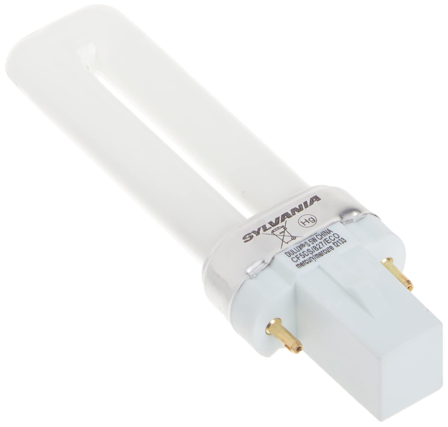 Ledvance Sylvania Compact Fluorescent Tube 5W 2-Pin 2700K Glass - 1 Count