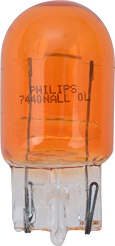 Philips 7440Na Longerlife Miniature Bulb, 2 Pack