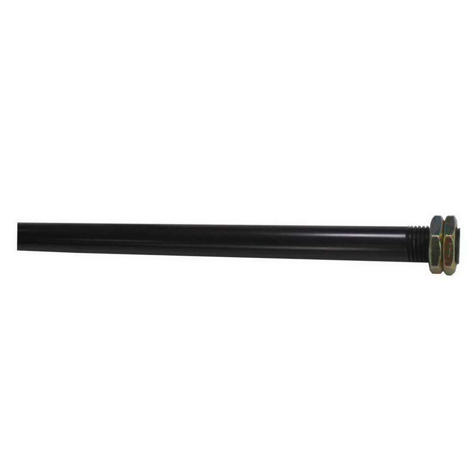 Cal 48in Pendant Assembly Pole, Black Metal, Model HT-294/48/PL-BK, Size 48 x 0.5 x 0.5